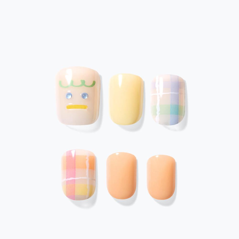 데싱디바 매직프레스 퍼니 스토리 네일팁(숏 스퀘어)