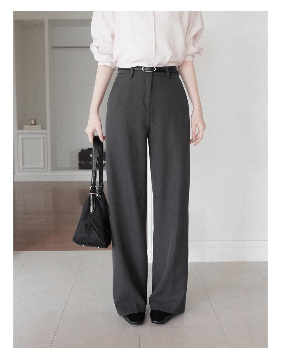 심플리 논핀턱 슬랙스 (2colors)