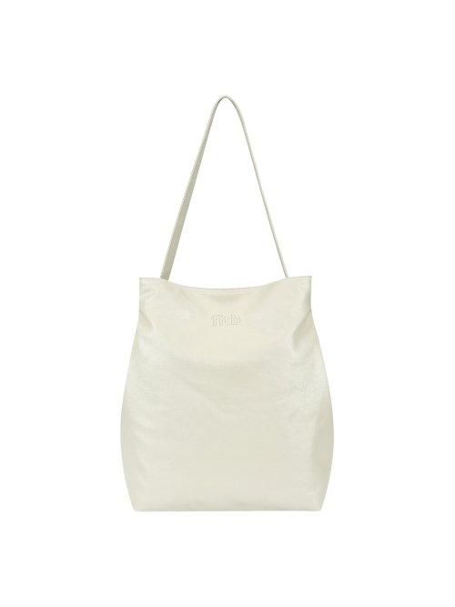 필인더블랭크(FILLINTHEBLANK)  Flow Bucket Shoulder Bag (beige) - 사이즈 & 후기 | 무신사