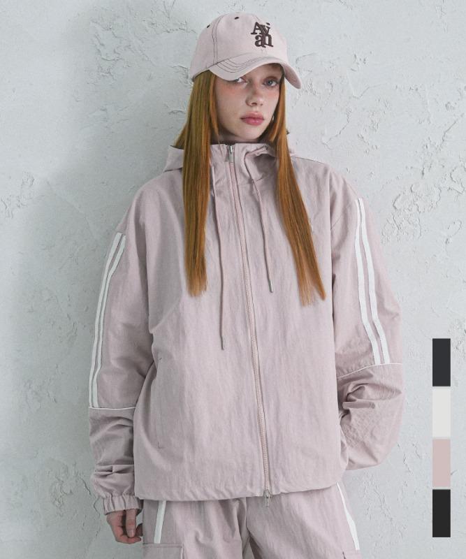 Stitch Track Nylon Jumper - 4COL