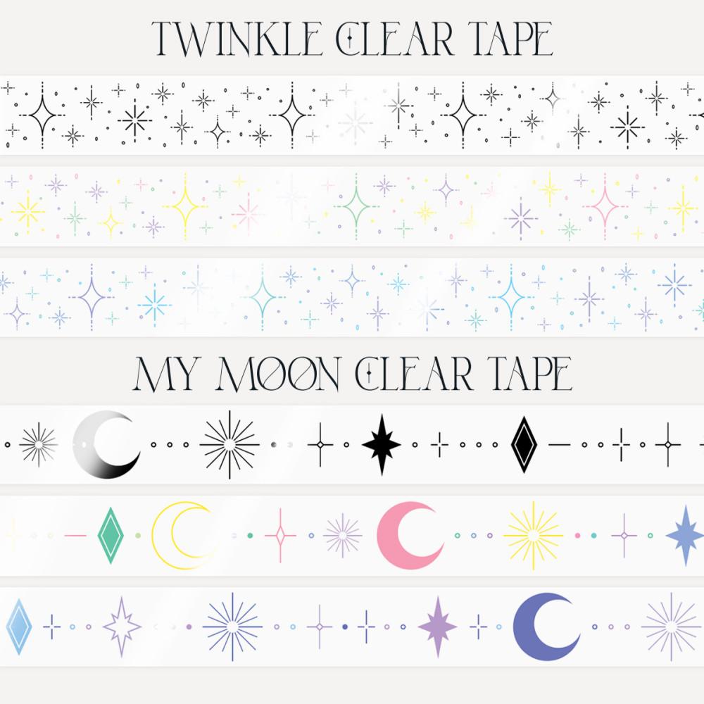 [에코 드 소울(Echo de Soul)] Twinkle & My Moon Clear Tape 6종