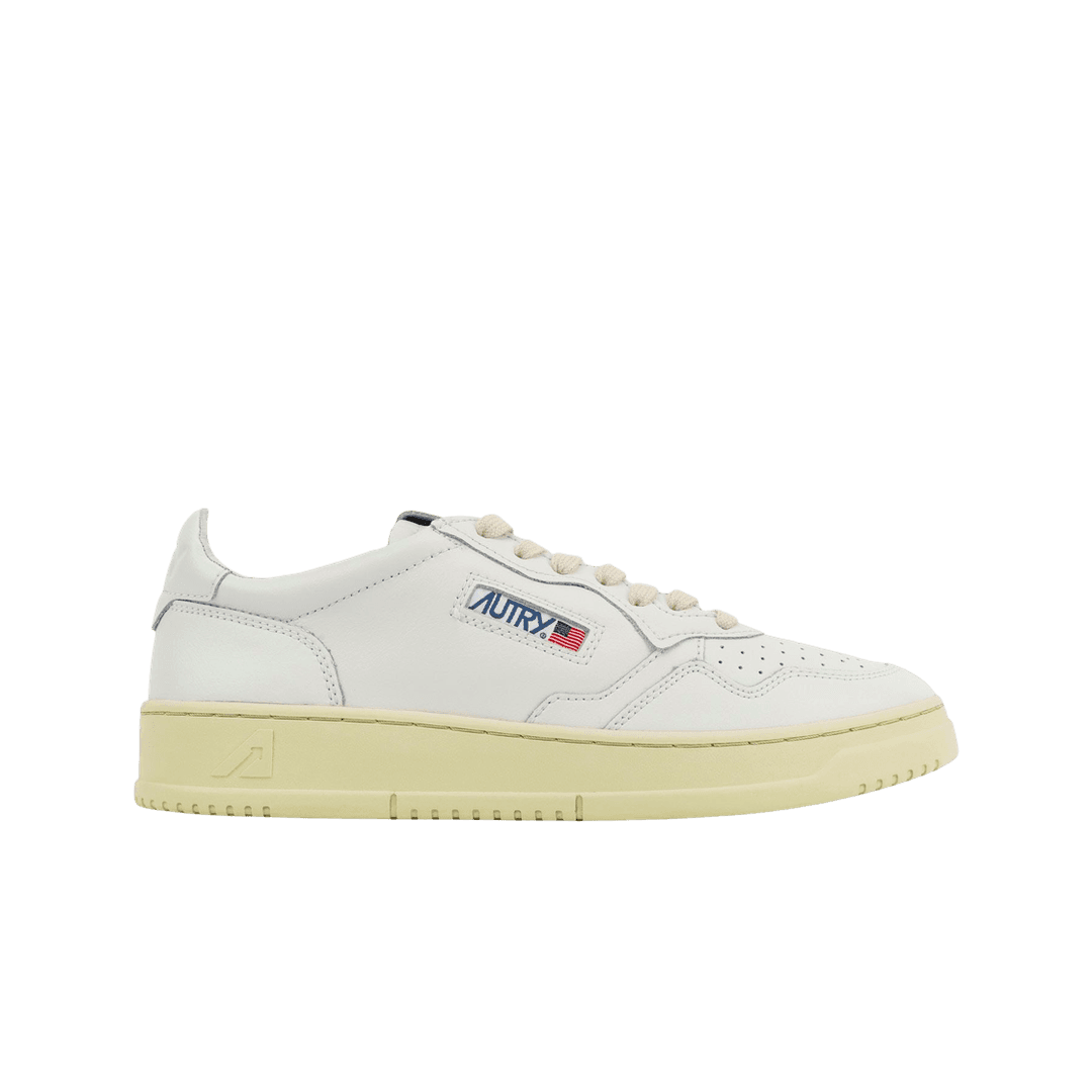 Autry Medalist Low Leather Sneakers White