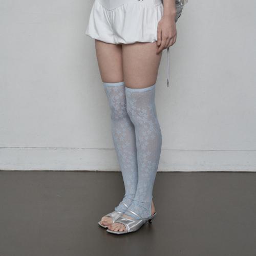 STAR HIGH SOCKS / BABY BLUE