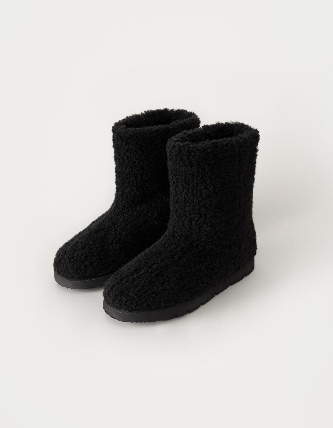 1.30 출고 Fur Boots - Black