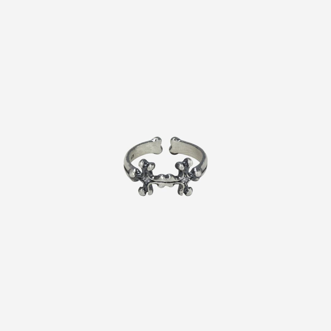 (05.19 AM11:00) 925 silver ring 002 - cross bone