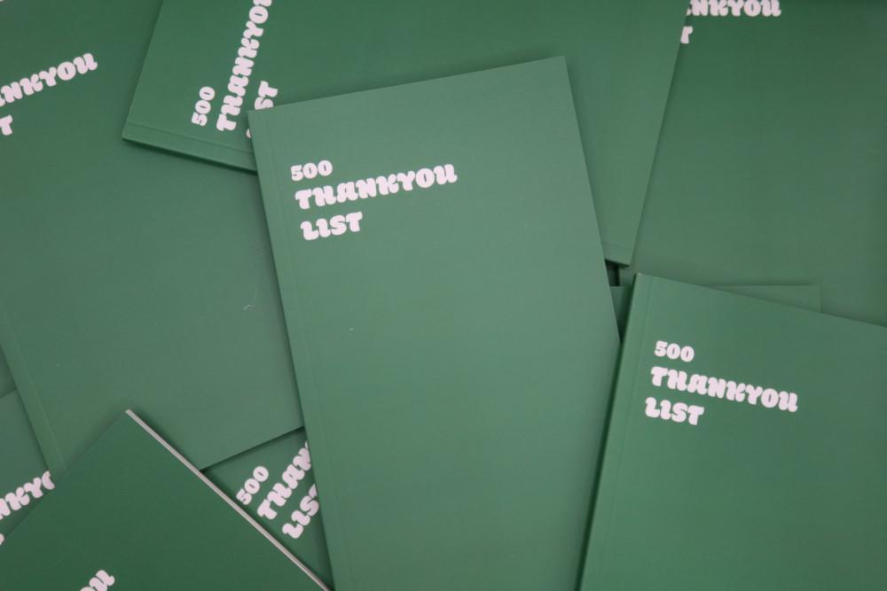 땡큐리스트 500  감사 말씀 노트 미니 수첩 노스필드 다이어리