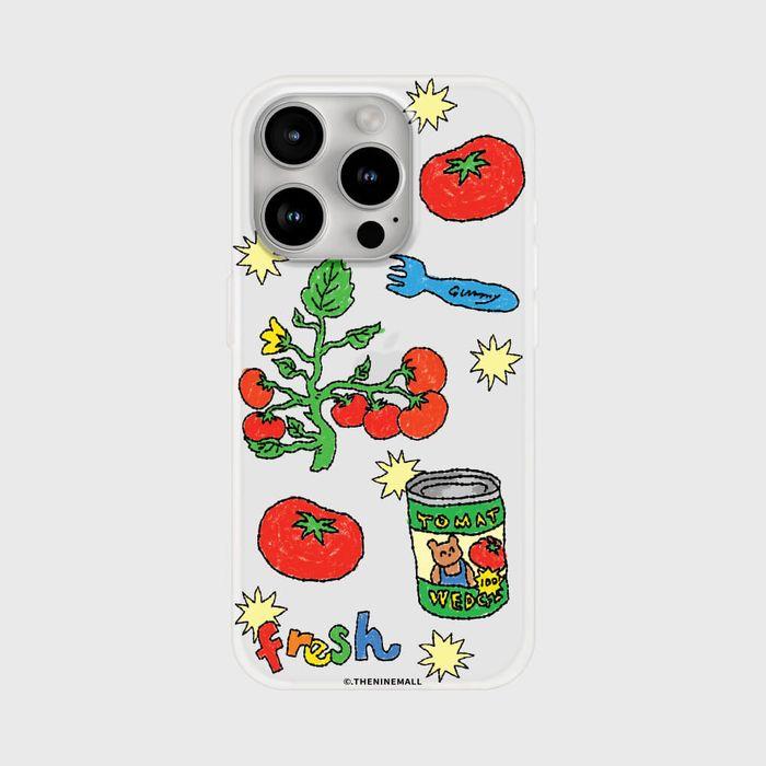 tomato drawing pattern [반투명 폰케이스]