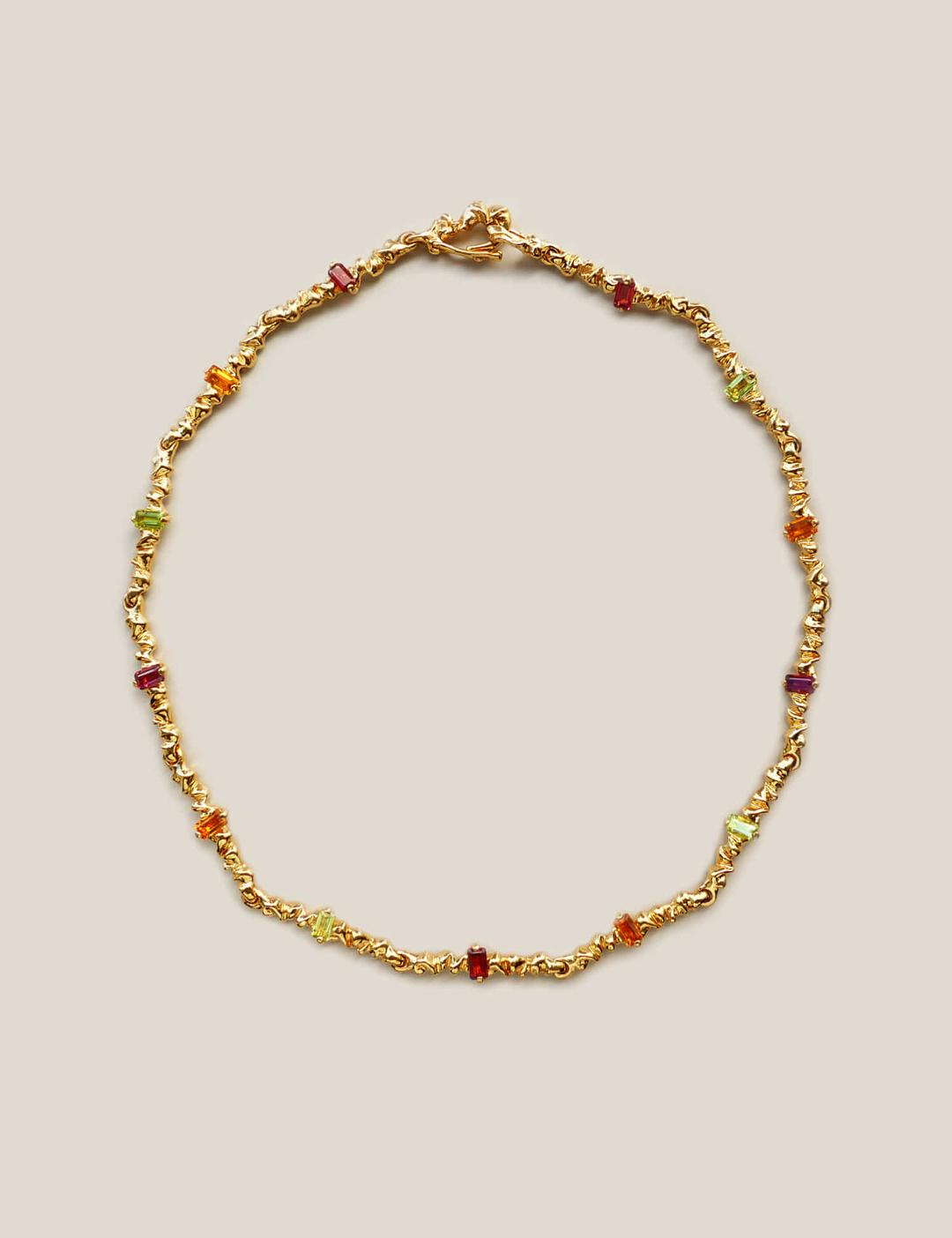 Isabella Rainbow Tennis Necklace