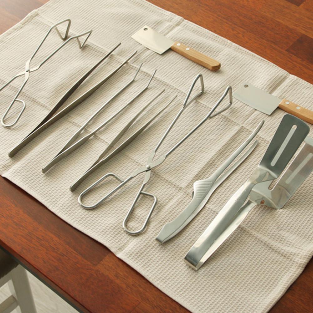 스텐 다용도 키친툴 집게 8type