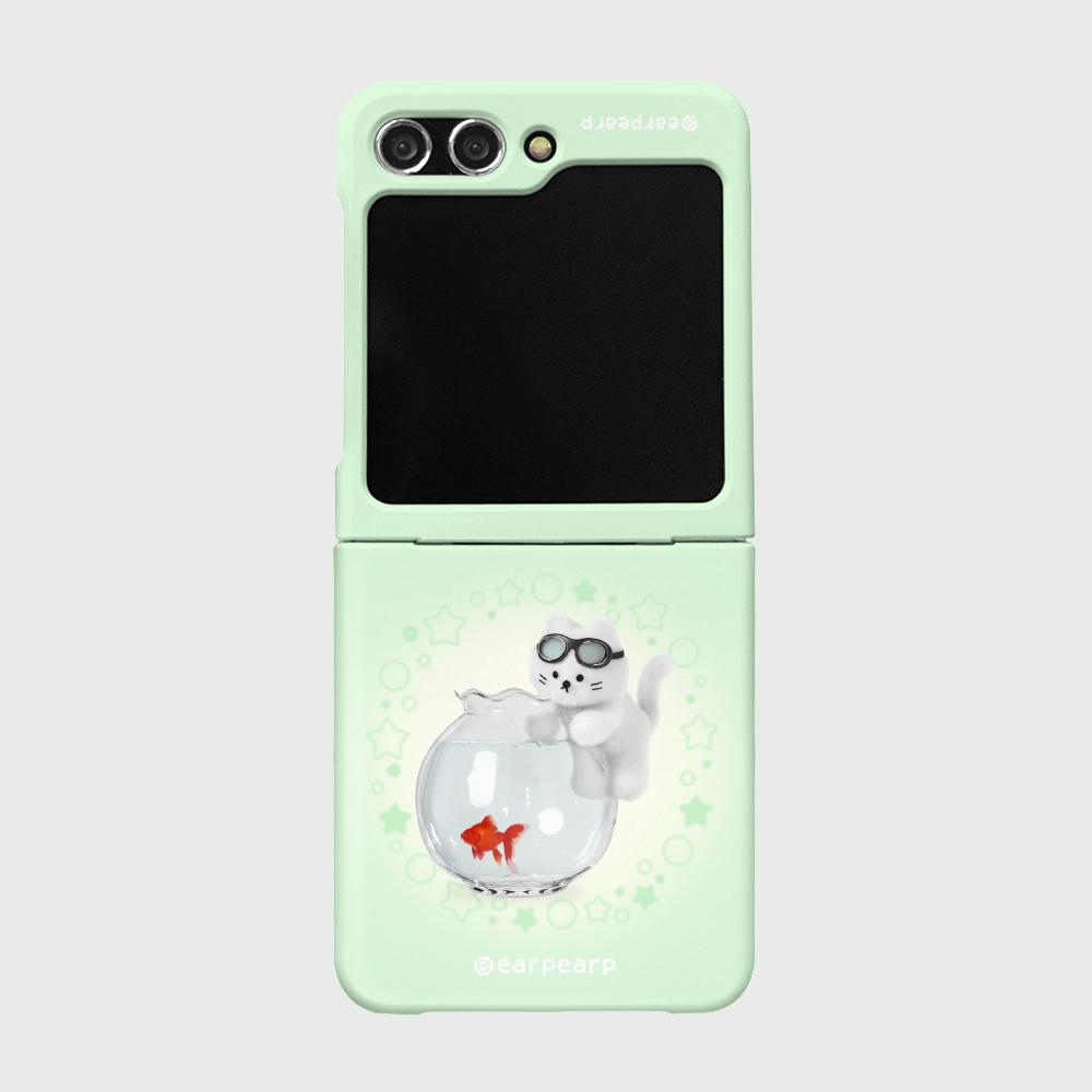 [무료배송]어항 치치-GREEN(Z플립-하드)