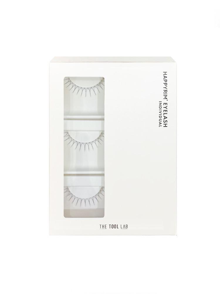 [섬세한 1기둥][1팩 3쌍]더툴랩 해피림 가닥 인조 부분 붙이는 자연스러운 속눈썹 eyelash