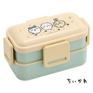 일본 수입 치이카와 2단 4LOCK 도시락 600ml