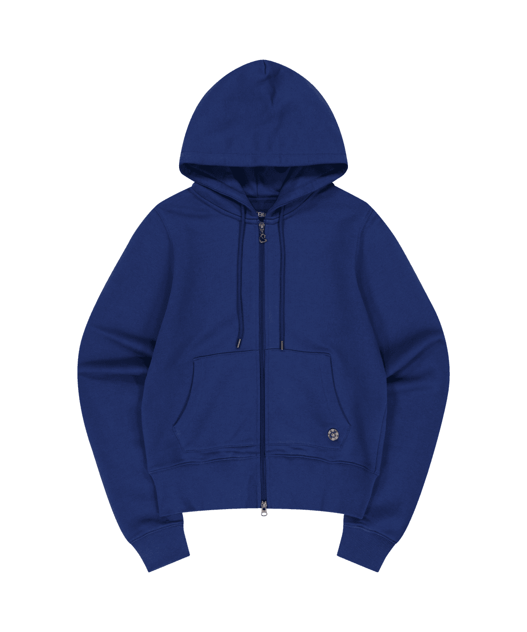 038 COZY HOOD ZIP-UP BLUE
