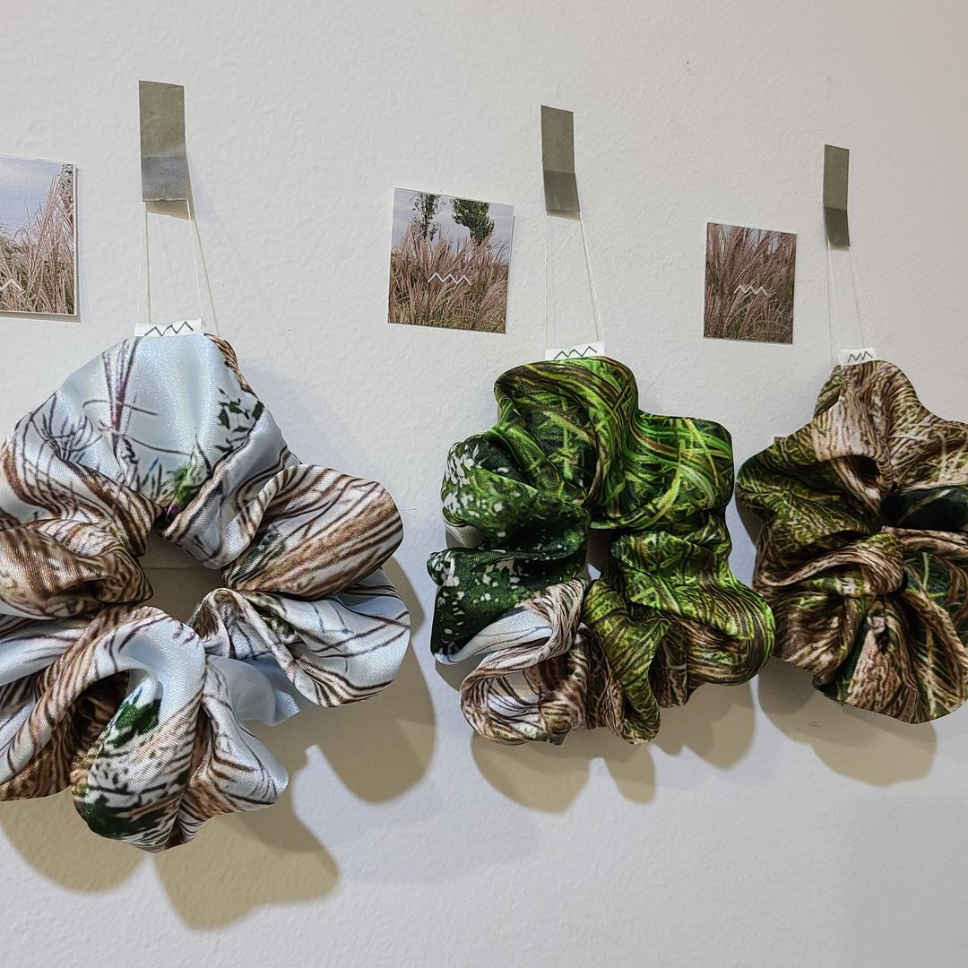 [아미뉴] P2_Silver grass scrunchy 3종