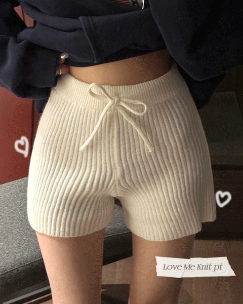[데일리♡/폭닥폭닥] 럽미 니트 숏 팬츠