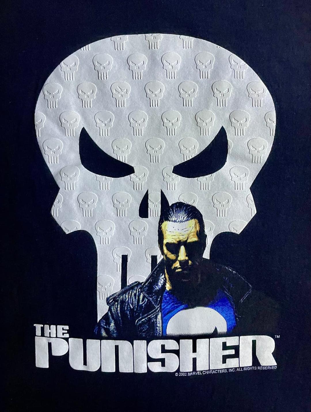 2002 마블 퍼니셔 머천다이즈 해골 디테일 반팔티셔츠 | 후루츠패밀리