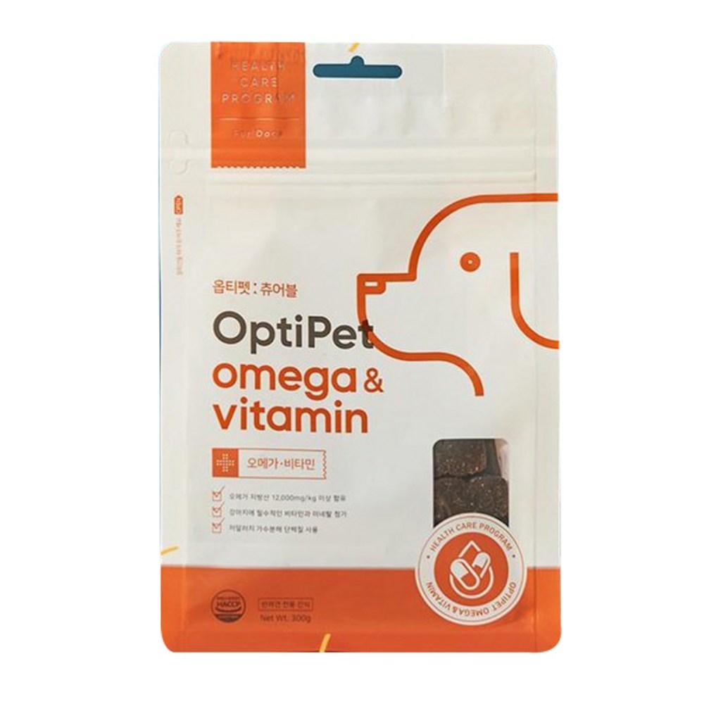 옵티펫 츄어블 강아지 영양제 300g, EPA, 오메가3, 1개 - 종합영양제 | 쿠팡