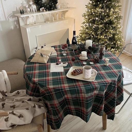 (당일발송)🎄윈터 체크 크리스마스 테이블매트 식탁보