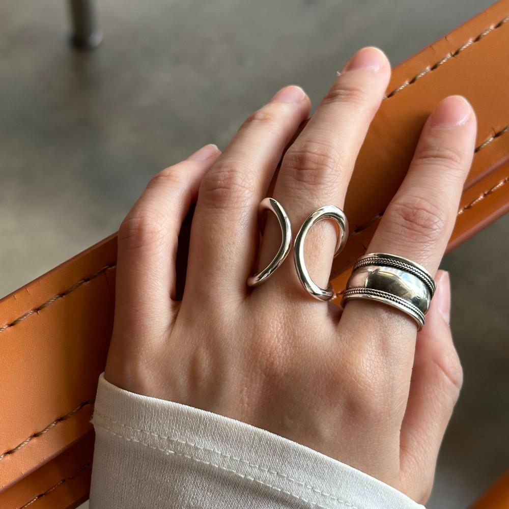 Carriles Wrap 925silver ring