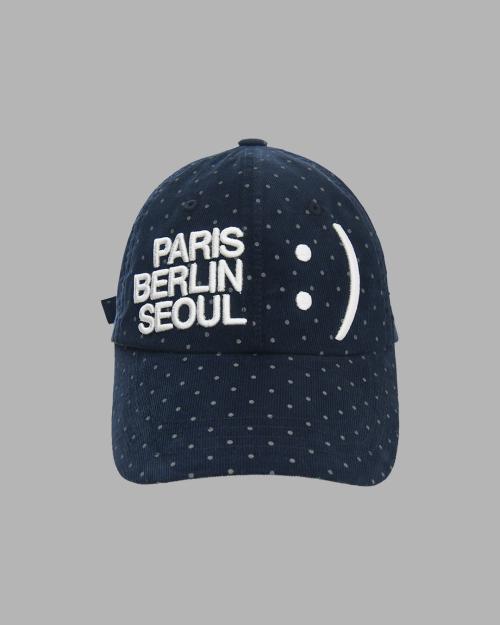 SMILE LOGO BALLCAP (NAVY)