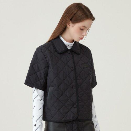 여성 퀼팅 패딩 반팔 점퍼 (GO312LBL95)