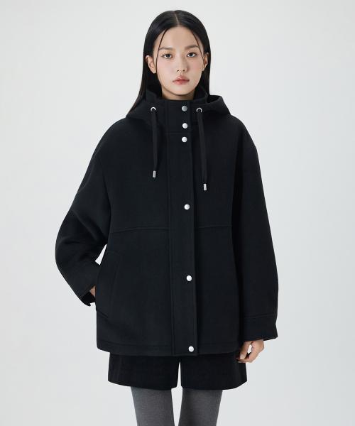 캐주얼 후드 하프코트_MIWJHG111C