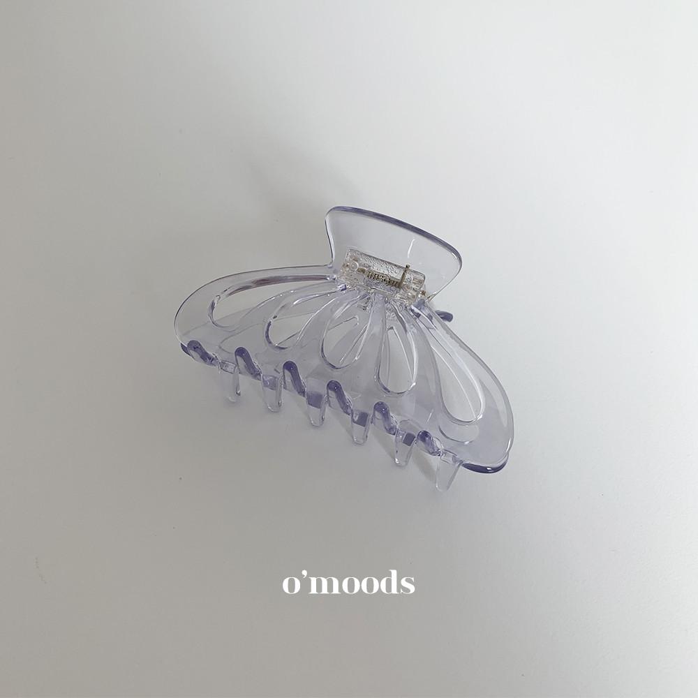 나비 투명 프랑스 바렛 셀룰로오스 조개 고급 심플 올림머리 반묶음 반머리 헤어 집게핀