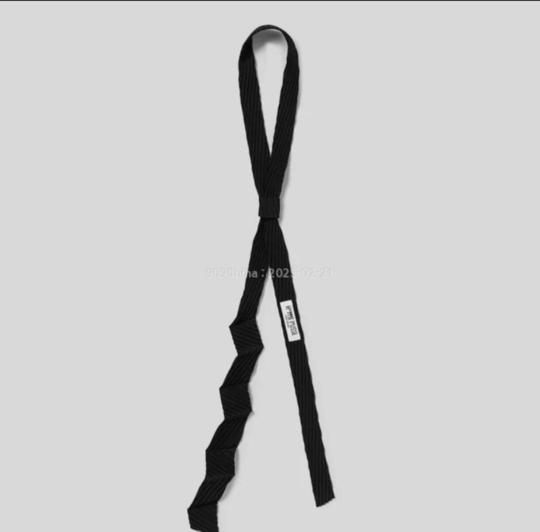 옴므플리세 이세이미야케 넥타이 타이 블랙 | 후루츠패밀리