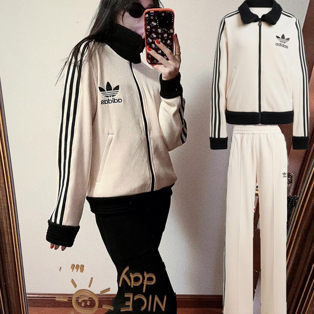 [해외] 아디다스 프리미엄 베켄바우어 와플 럭스 트랙탑 져지 트레이닝수트 우먼스 IY2910 IY2911 : 위시풀샵