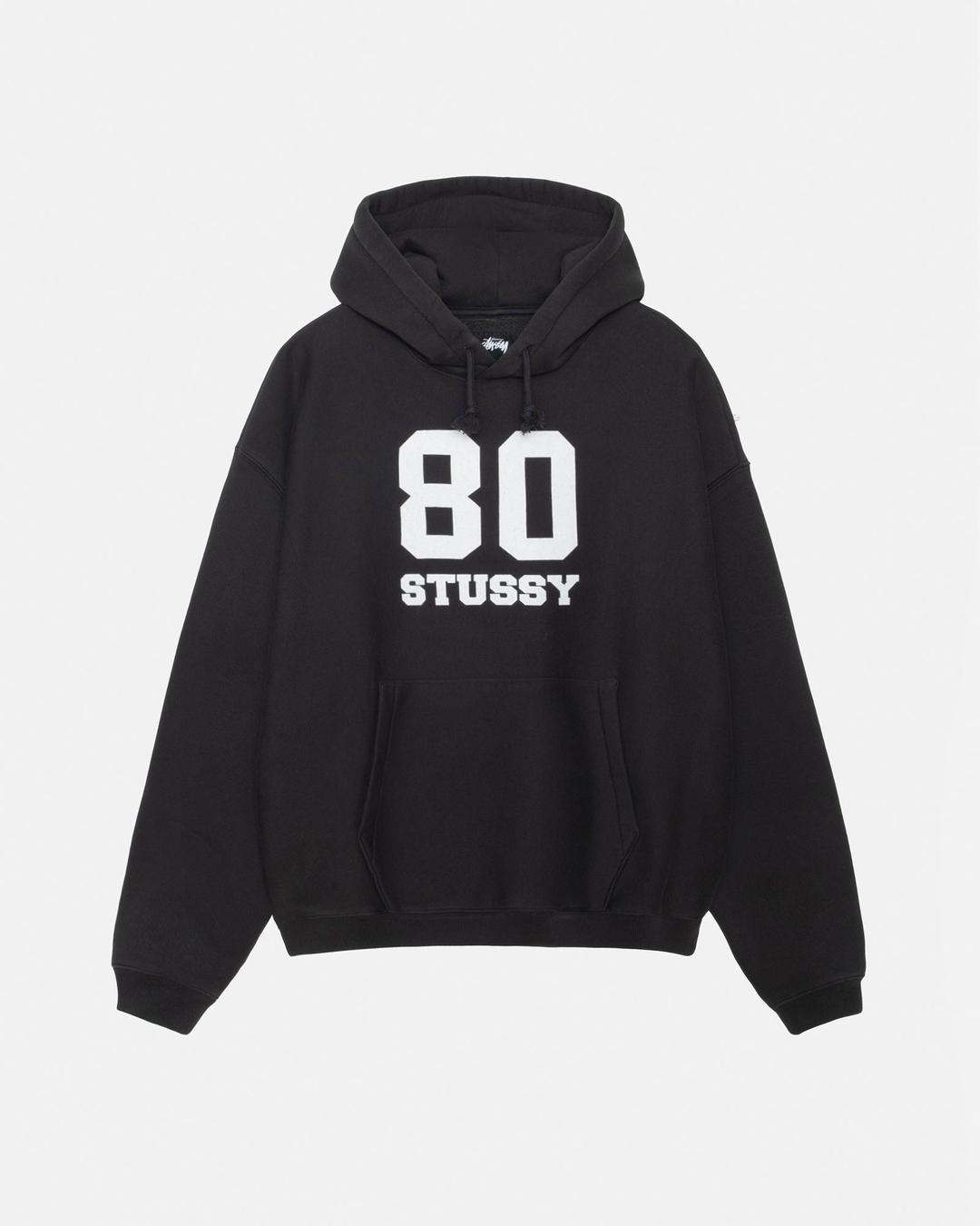80 RELAXED HOODIE - Washed Black / S