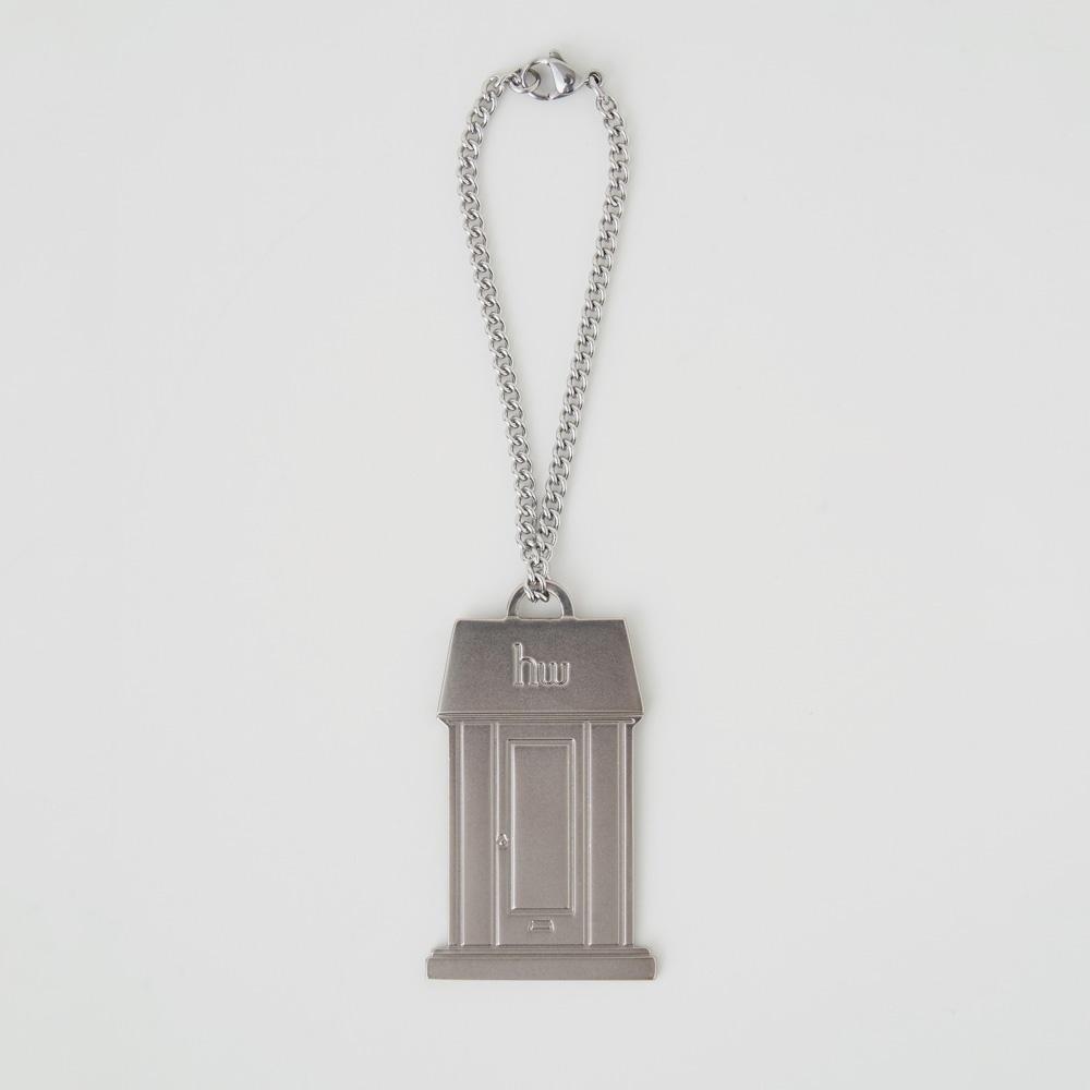 HOME KEYRING (SOFT SILVER)