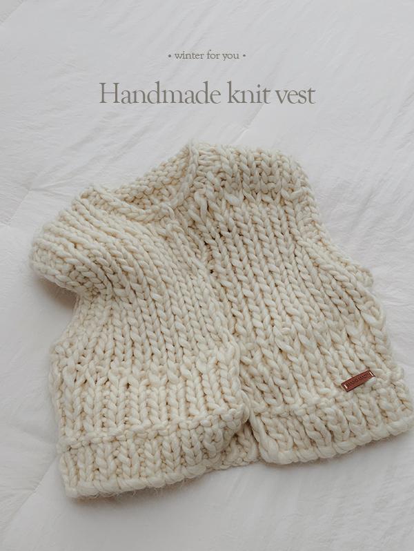 슬로우앤드 [오늘드림🚚/무료배송] 핀란드 핸드메이드 니트베스트