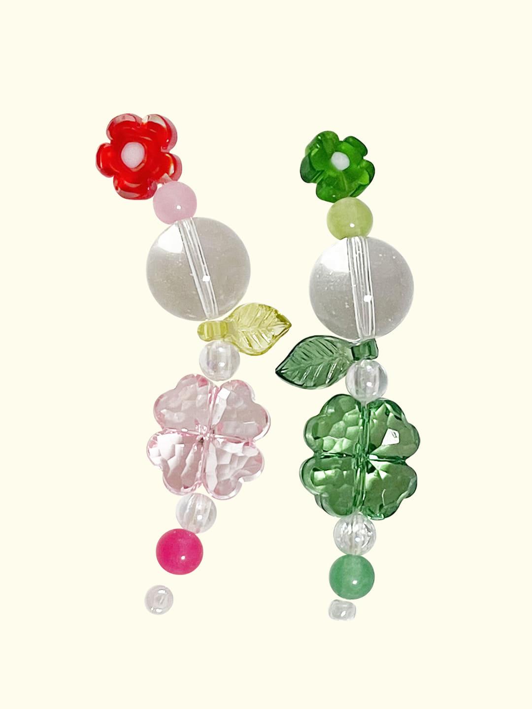 [short.ver] flower clover keyring