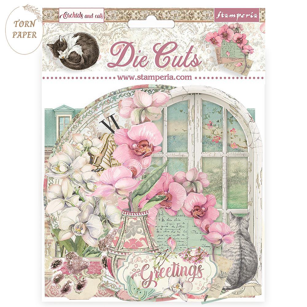 Stamperia 스탬페리아 Orchids and Cats 다이컷 STA 302
