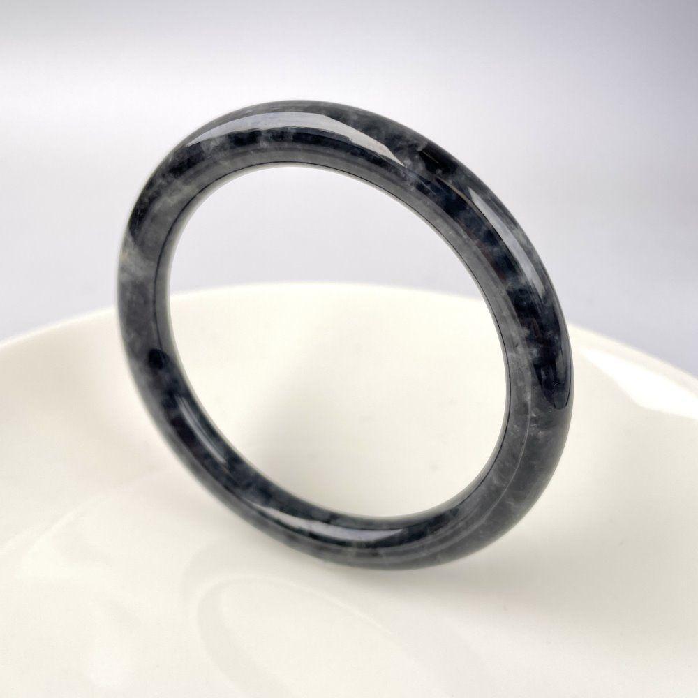 Cylindrical Jadeite Bangle