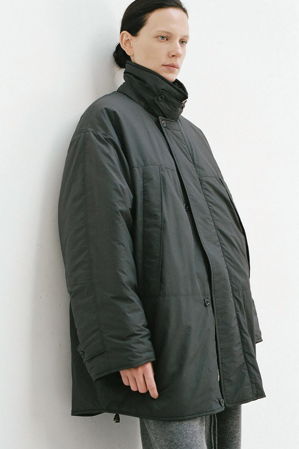 [1/20 순차발송] Safari Padded Jumper_Dark Gray