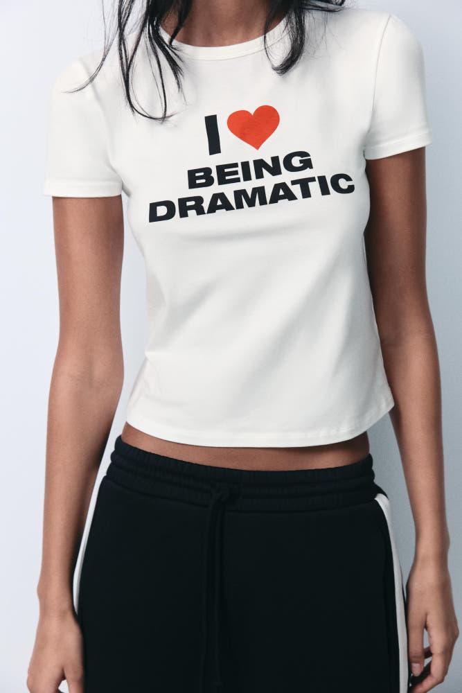 자라 레터링 티셔츠 0085/869