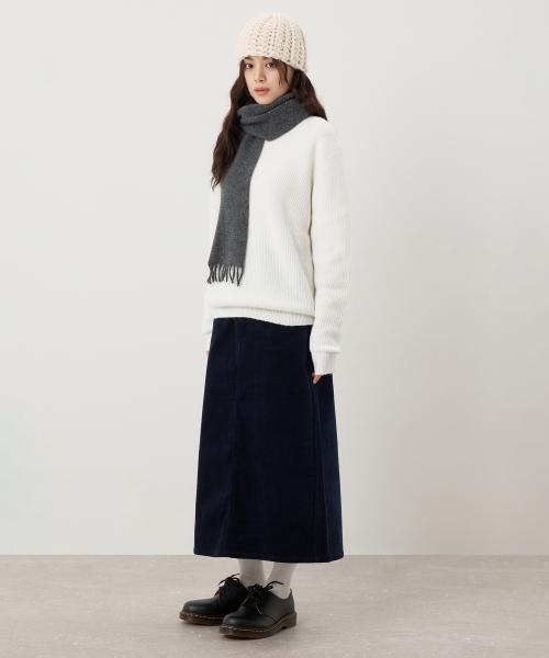 코듀로이 롱 스커트_SPWHF4VG02