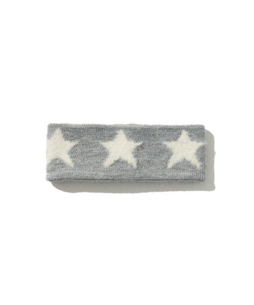 Bella Fluffy Head Band Light Gray