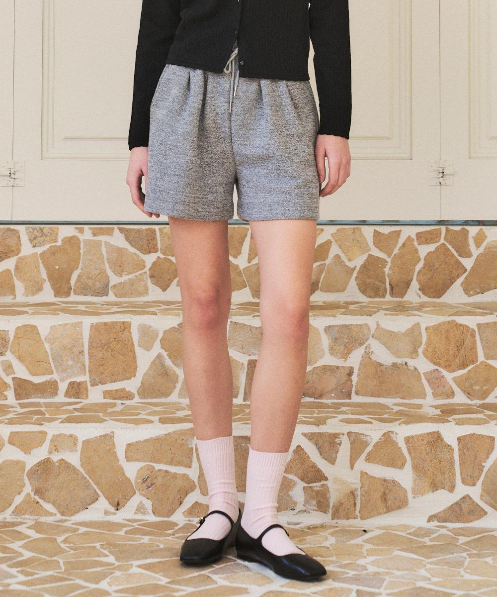 P3186 하울 투턱 쇼츠_Melange gray