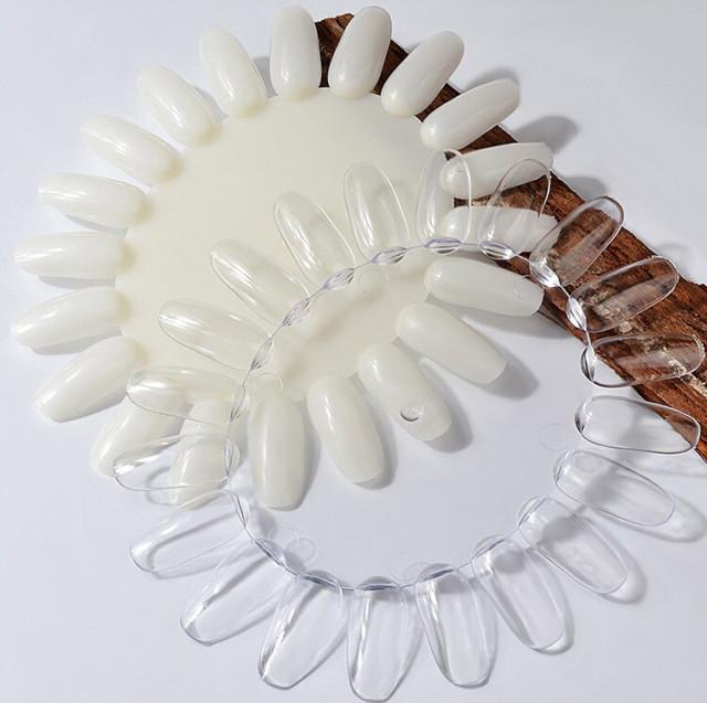 네일 원형차트판 해바라기 네일차트 1PCS 투명 불투명 : 네일이좋아