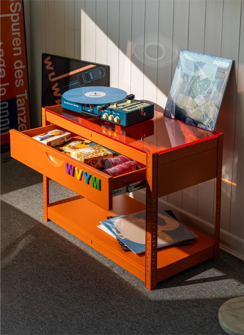 ACRYL DRAWER TABLE [800]