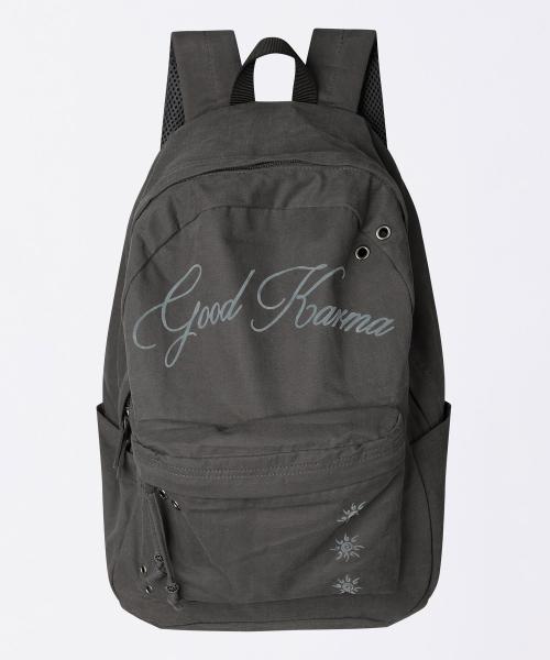 Karma Vintage Backpack Charcoal