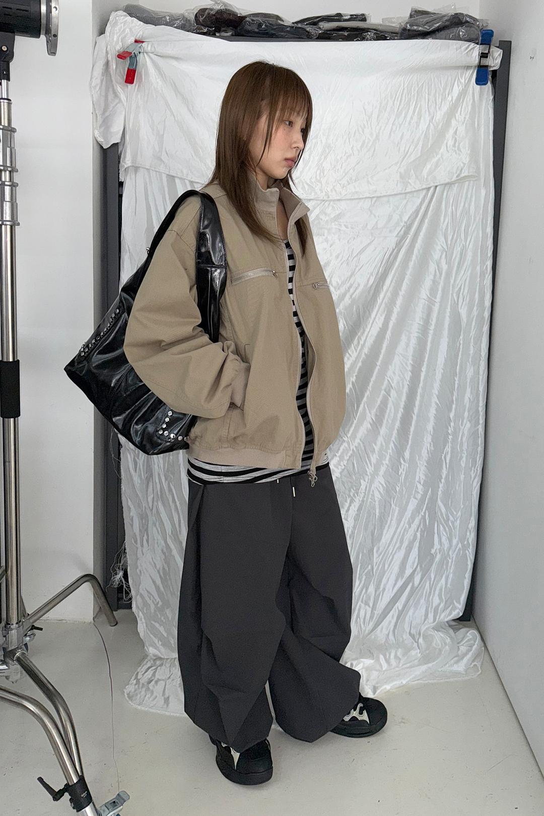 BALLOON COTTON PANTS