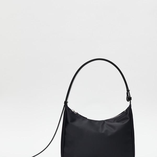 Offset shoulder bag (Black)