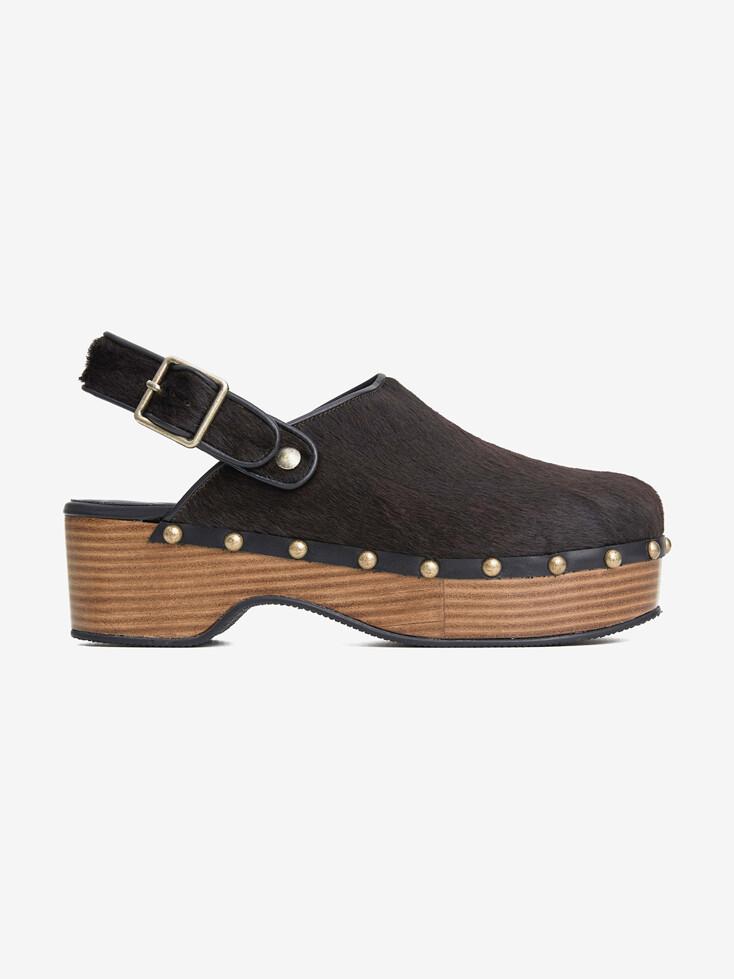 60mm Valentina 2way Clog Mules (Black)