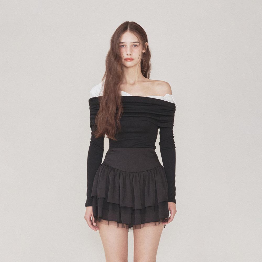 [10/14 예약배송] Lily top (Black)