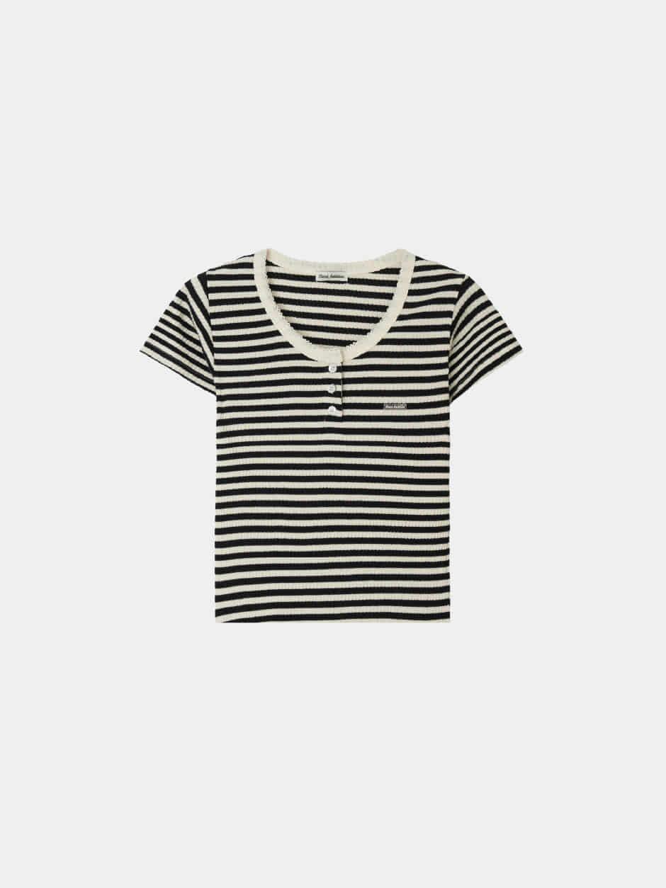 [7차] Scallop t-shirt (black)