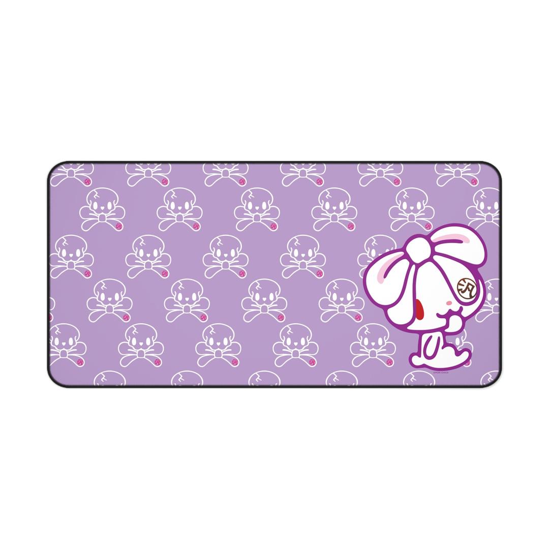 Hanyo Usagi - Purple Desk Matt - 15.5" × 31"