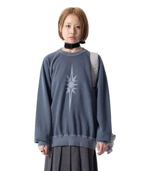 Pigment Dyed Sweatshirt (Dusty Blue)